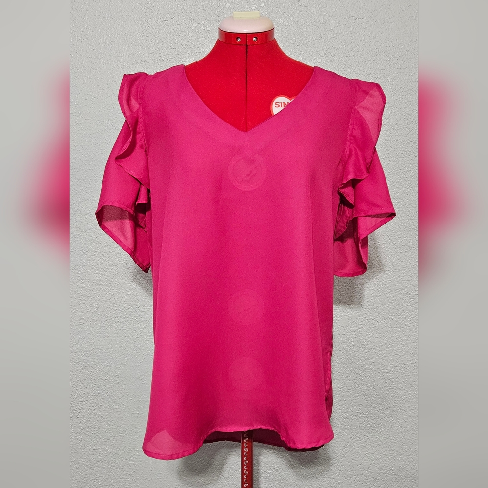 Pretty in pink blouse - Picture 4 of 5